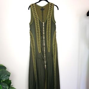 Alexander Wang Runway Flight Suit Zip Up Long Vest